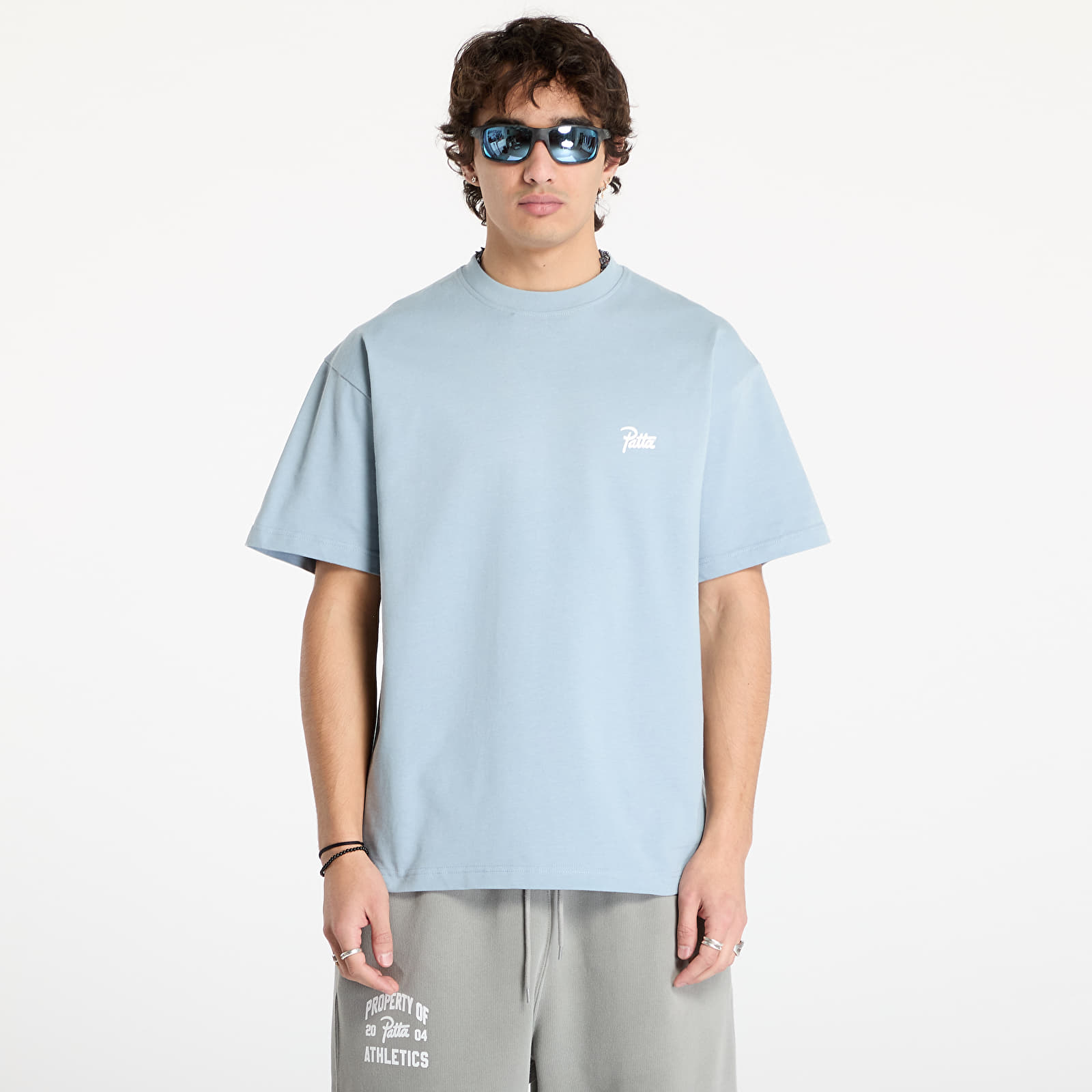Koszulki Patta Homerun T-Shirt UNISEX Dusty Blue