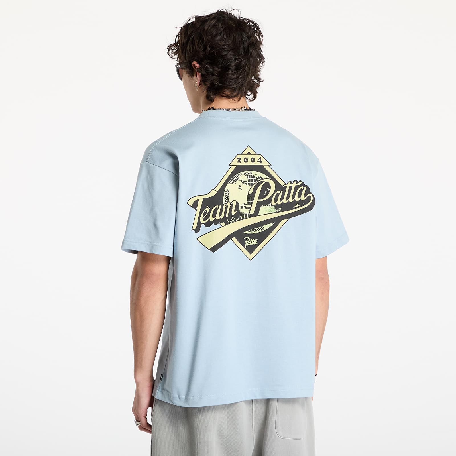 Koszulki Patta Homerun T-Shirt UNISEX Dusty Blue