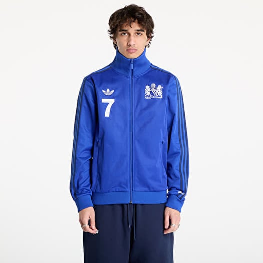 Sweatjacken und Sweatshirts adidas Manchester United George Best Track Top Bold Blue Footshop