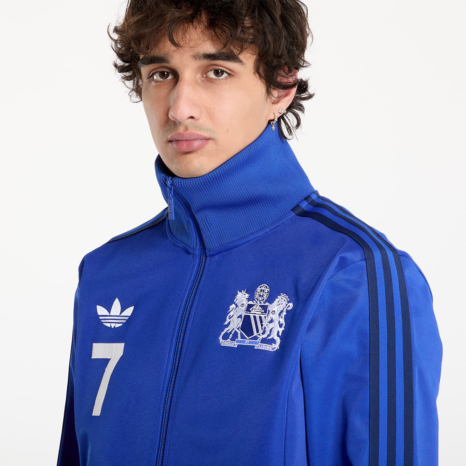 Sweatjacken und Sweatshirts adidas Manchester United George Best Track Top Bold Blue Footshop