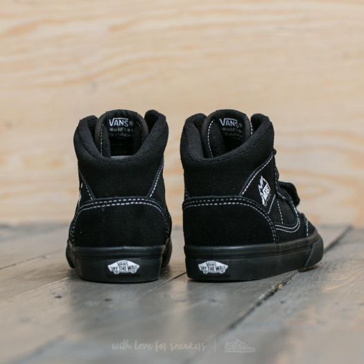Kids sneakers and shoes Vans Mountain Edition Suede Black Black Footshop