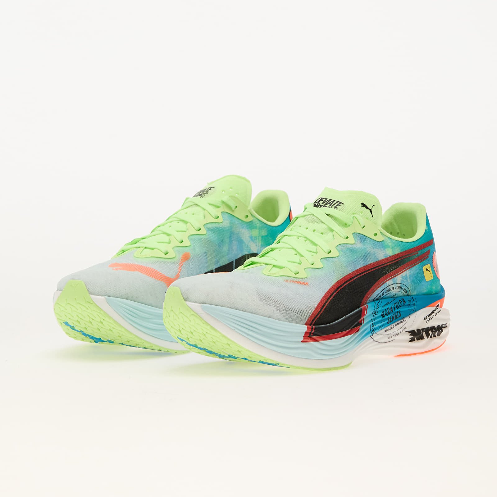 Puma Deviate Nitro Elite 3 Nitro Blue Fizzy Apple Footshop