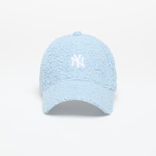 Шапка New Era New York Yankees MLB Womens Borg 9FORTY Adjustable Cap Pastel Blue/ White