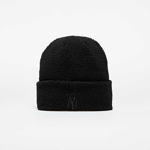 Čepice New Era New York Yankees Knit Medium Wmns MLB Wmns Borg Beanie Black