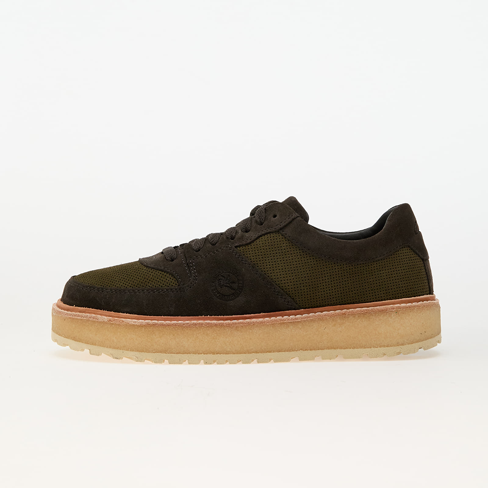 Men's shoes Clarks Originals x Ronnie Fieg Sandford 2 Dark Olive Combi