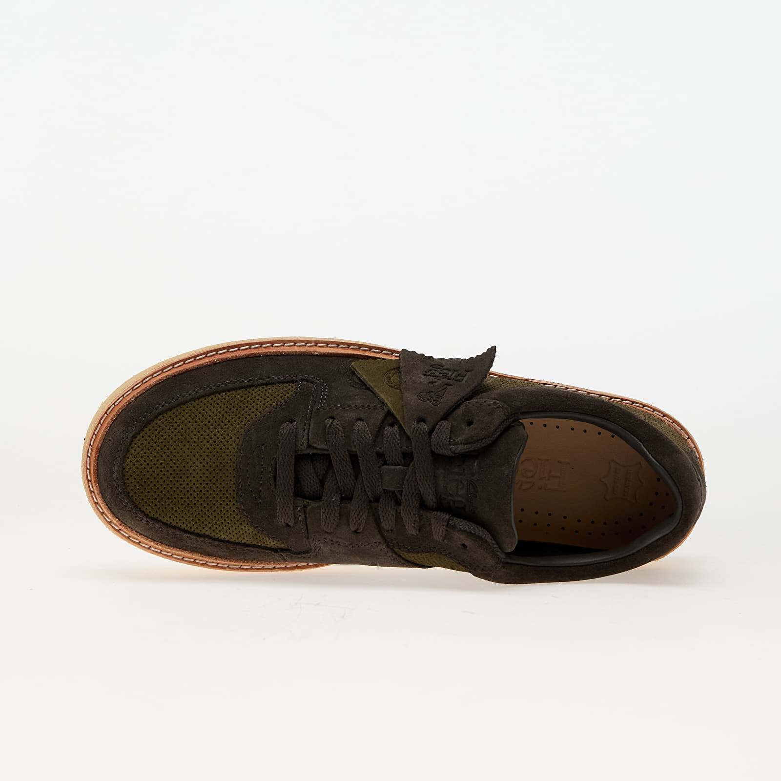 Men's shoes Clarks Originals x Ronnie Fieg Sandford 2 Dark Olive Combi