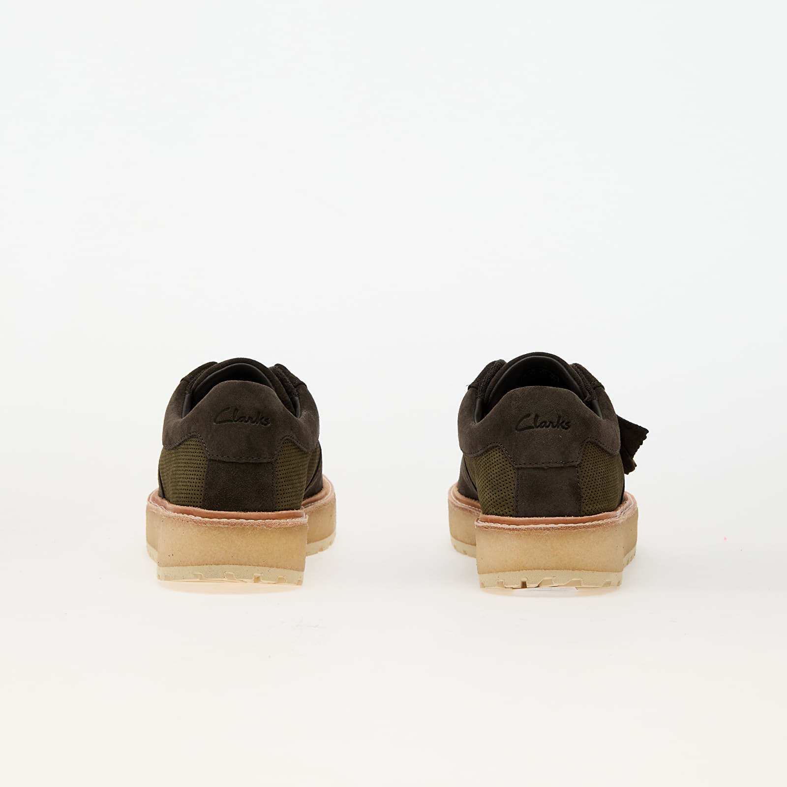 Men's shoes Clarks Originals x Ronnie Fieg Sandford 2 Dark Olive Combi