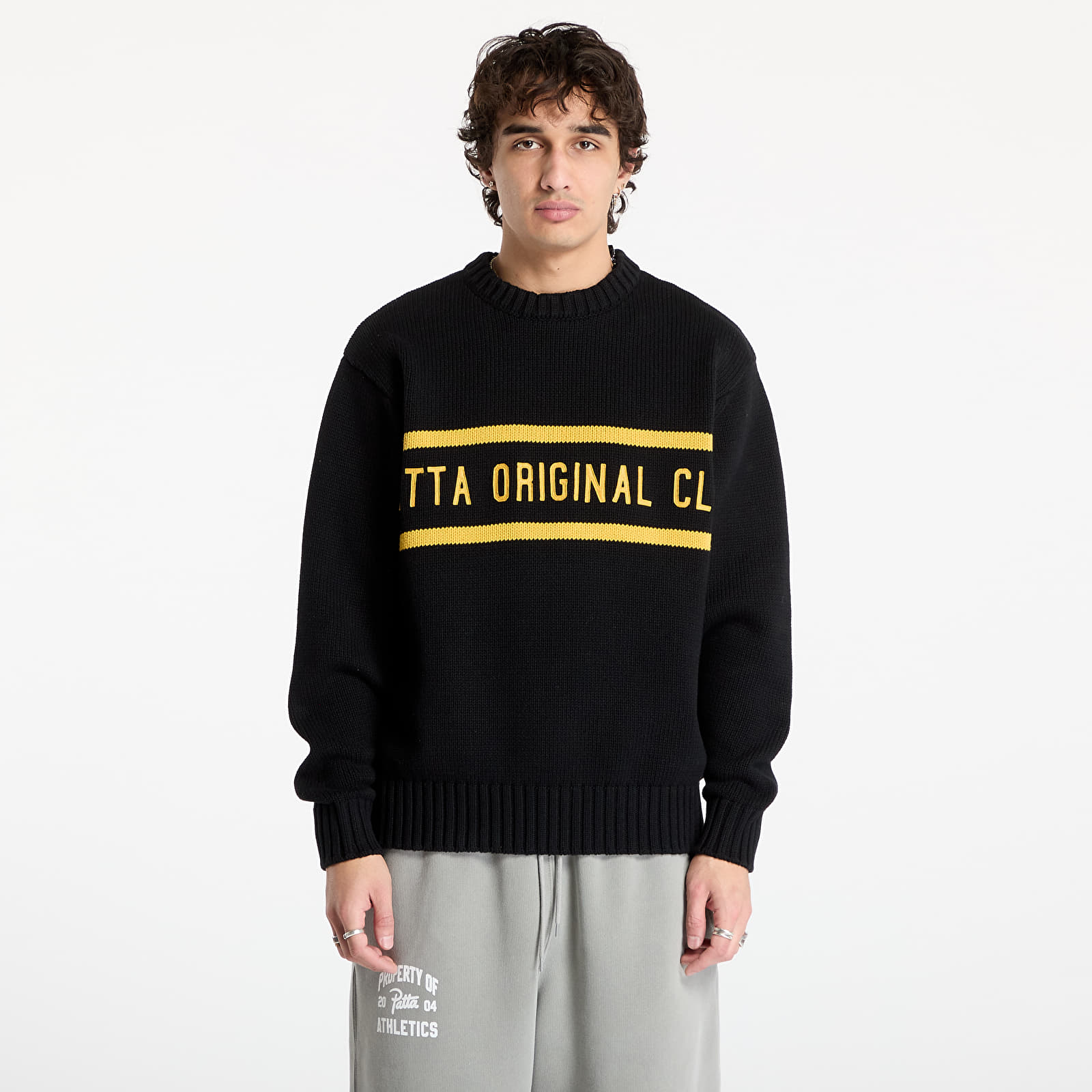 Sweaters Patta Original Clothing Knitted Jumper UNISEX Black