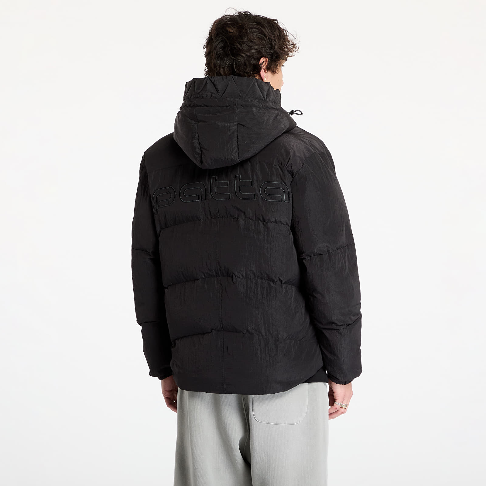 Kurtki Patta Ripstop Puffer Jacket UNISEX Black