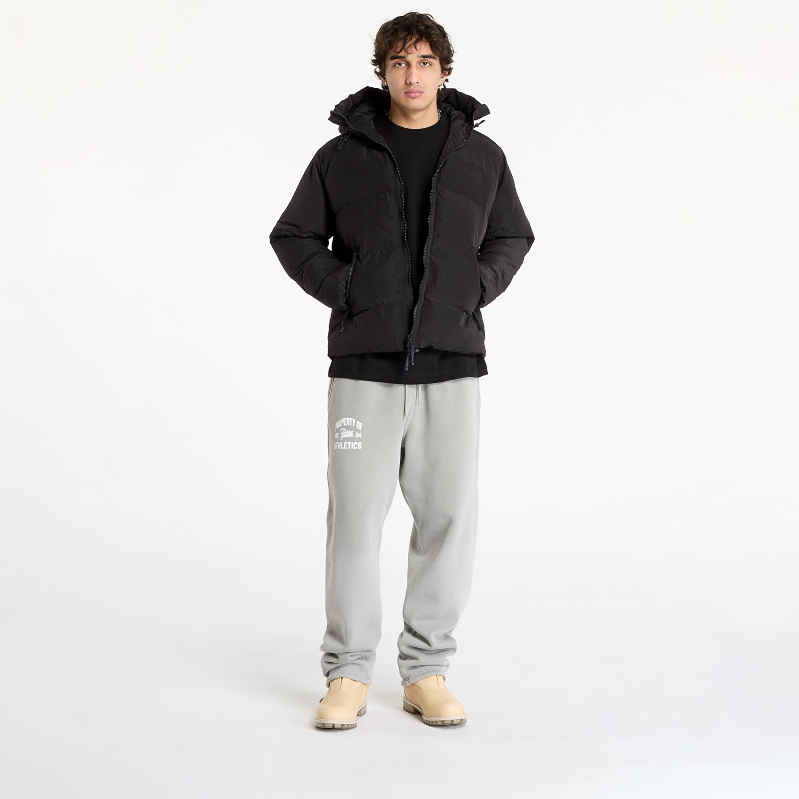 Kurtki Patta Ripstop Puffer Jacket UNISEX Black