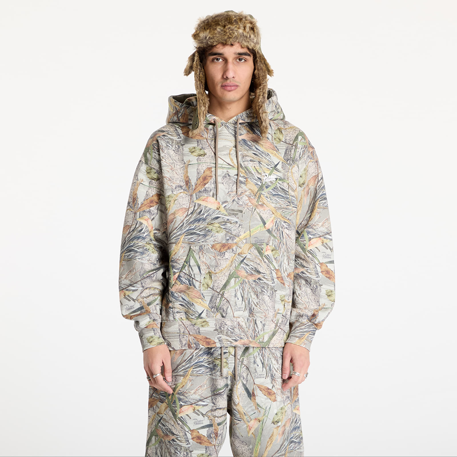 Hoodies and sweatshirts  Patta Nature Print Boxy Hooded Sweater UNISEX Nature Print