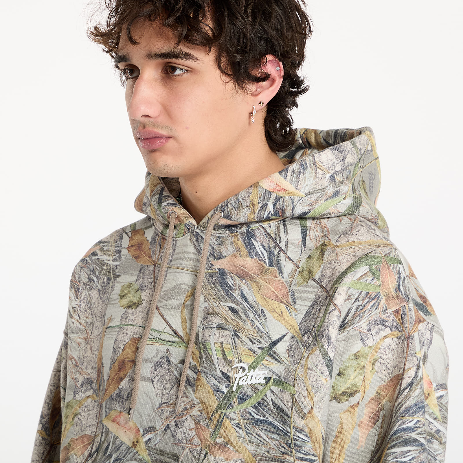Hoodies and sweatshirts  Patta Nature Print Boxy Hooded Sweater UNISEX Nature Print