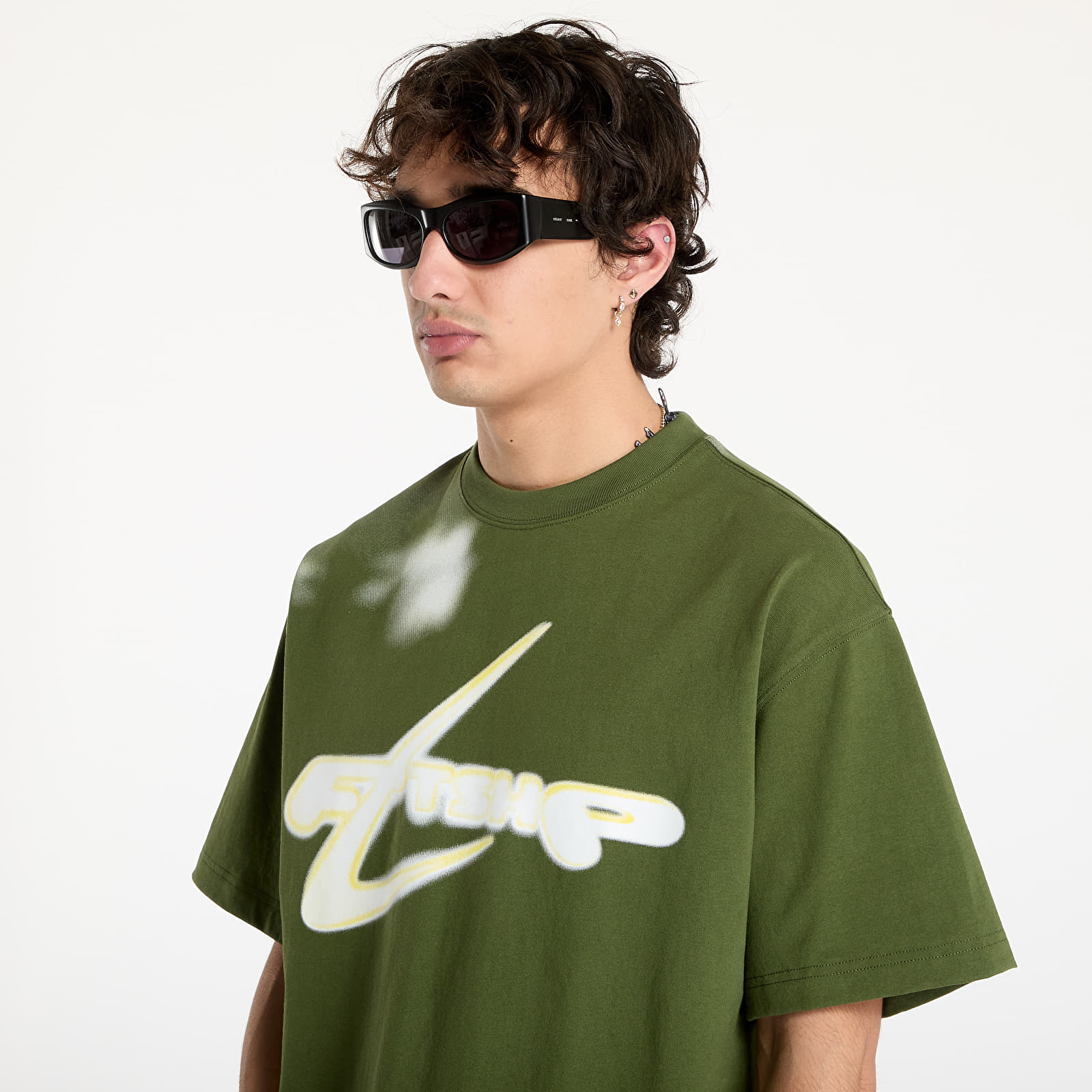 T-Shirts Walking Art By FTSHP T-Shirt UNISEX Khaki Clouds