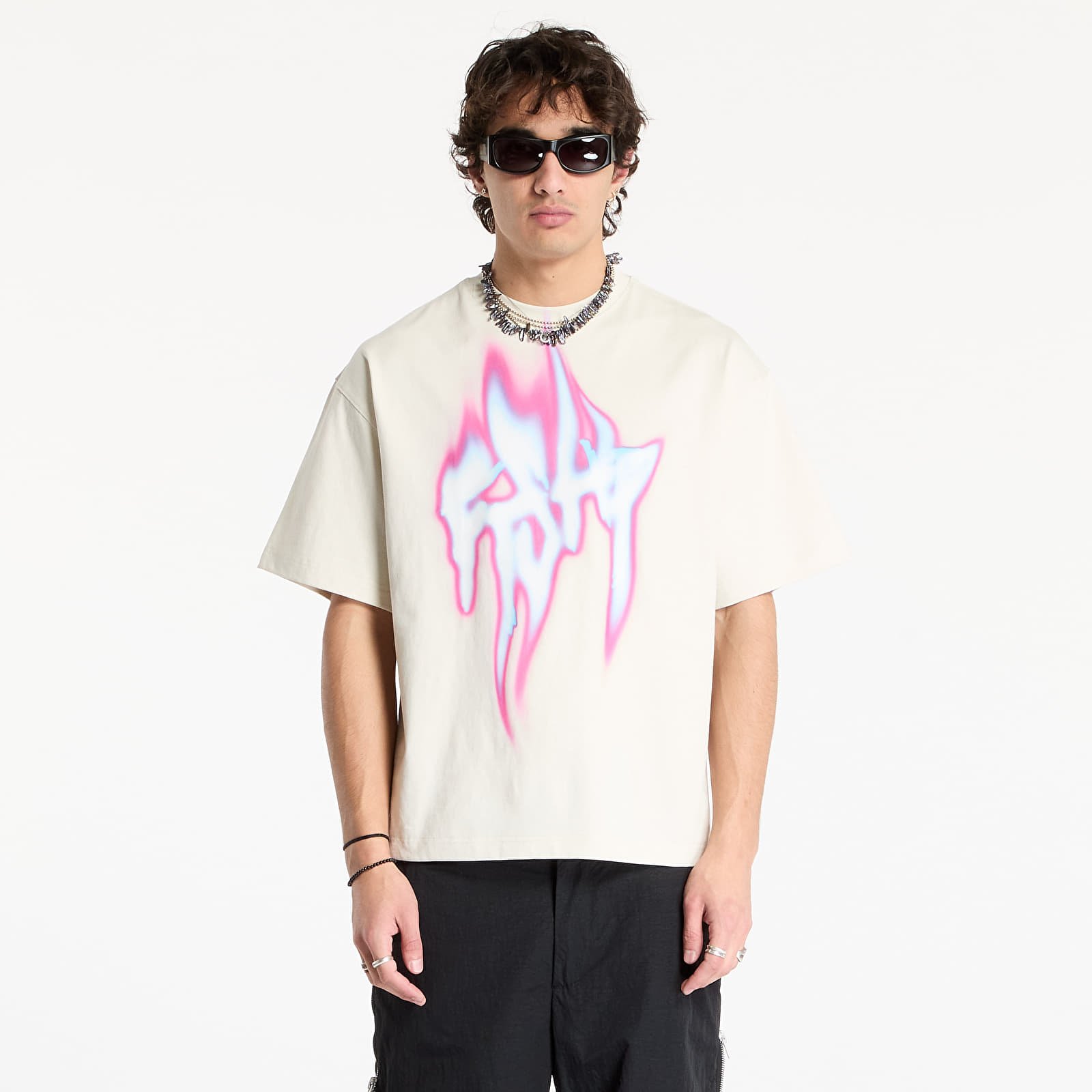 Koszulki Walking Art By FTSHP T-Shirt UNISEX Fire White Ash
