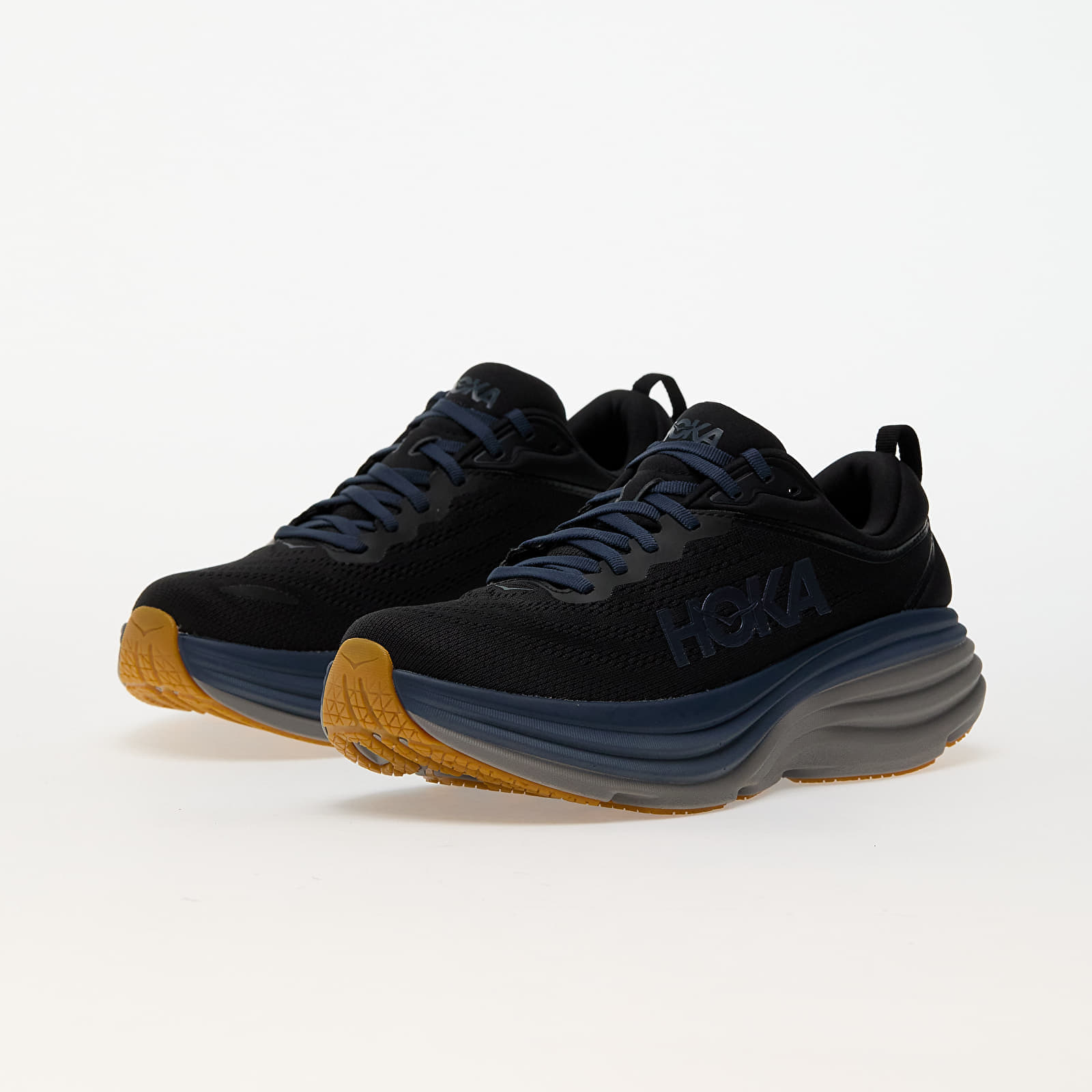 Sneakers Hoka M Bondi 8 Black/ Iron Ore UK 11