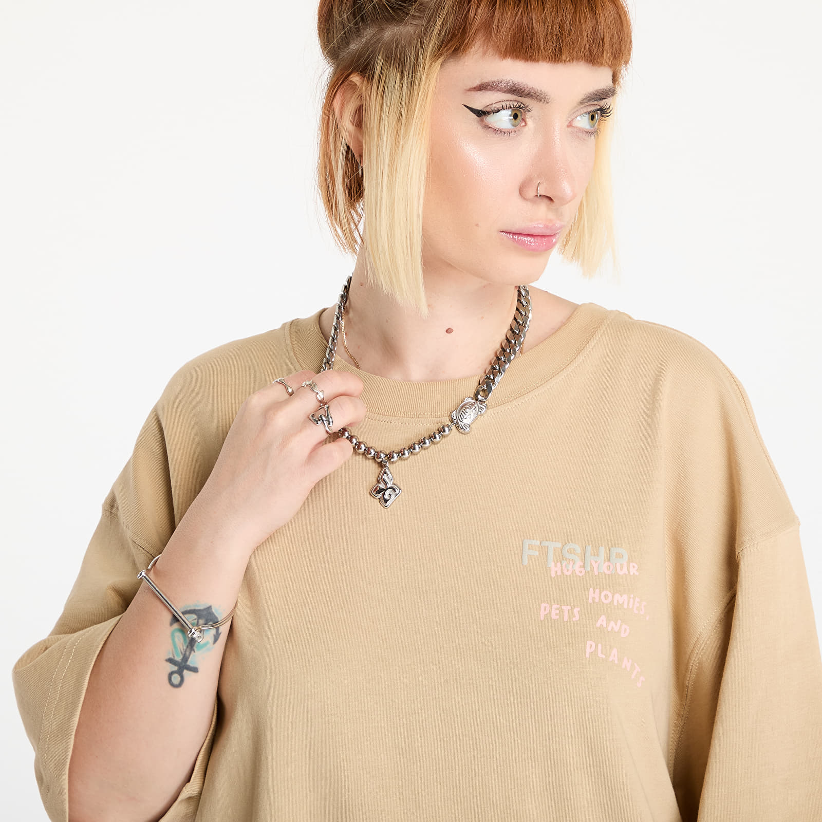 T-shirts FTSHP x Spiritual Gangster T-Shirt UNISEX Cool Sand