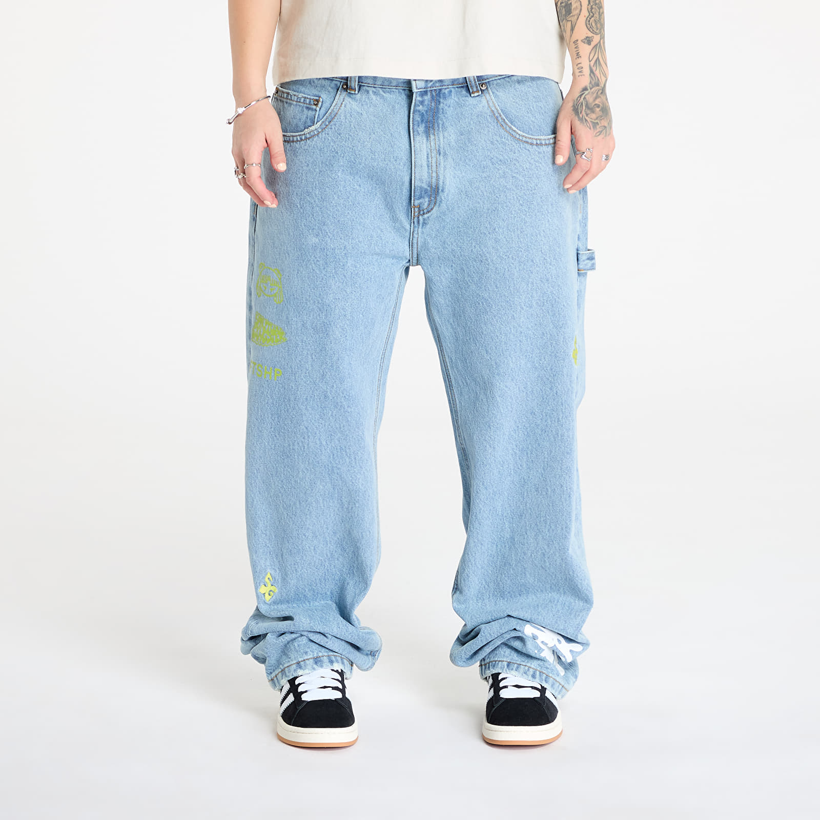 Jeans FTSHP x Spiritual Gangster Denim Pants UNISEX Blue