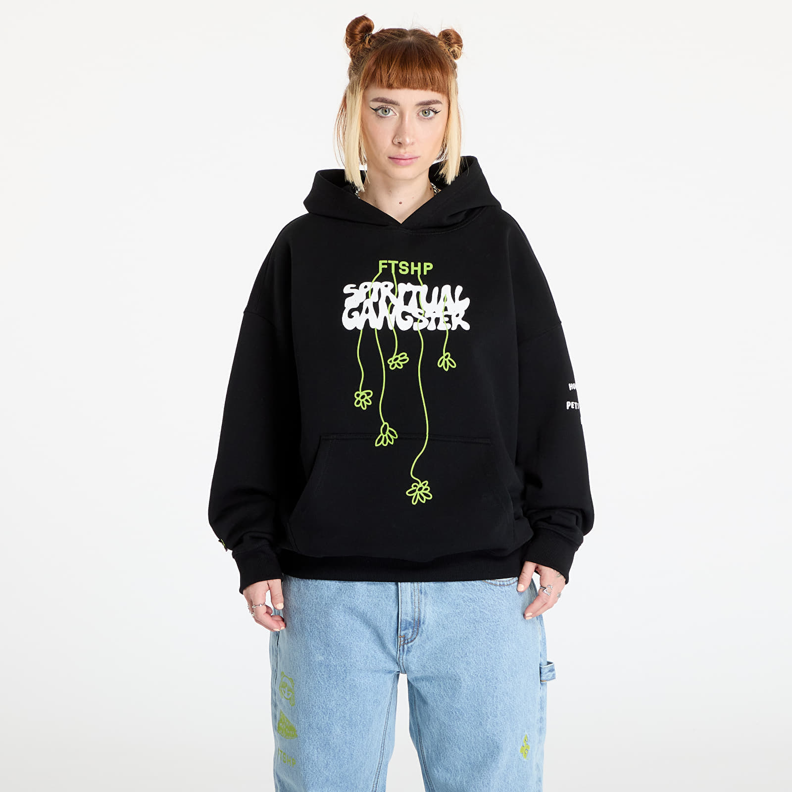 Hanorac FTSHP x Spiritual Gangster Hoodie UNISEX Black - 1 | YEO