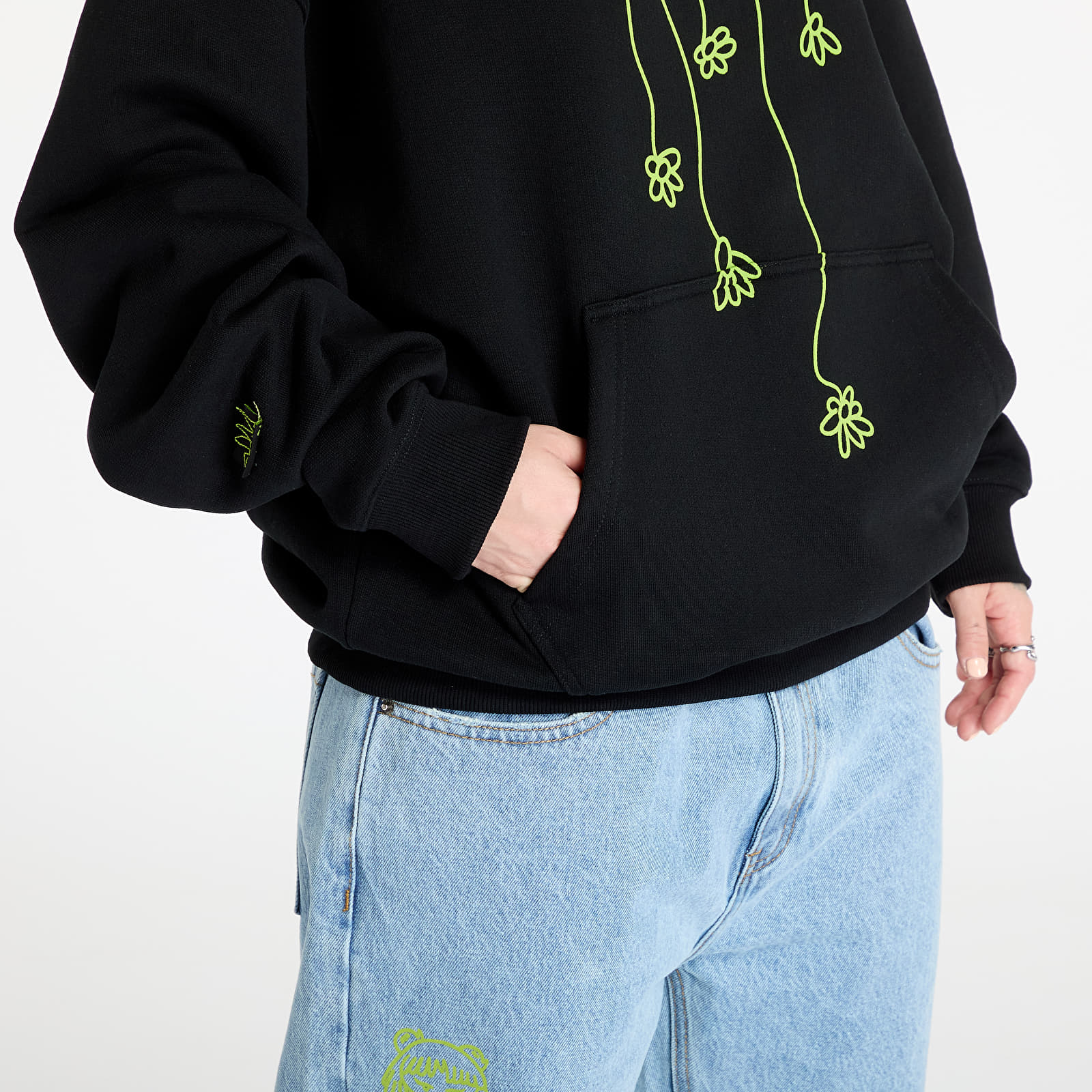 Mikiny FTSHP x Spiritual Gangster Hoodie UNISEX Black