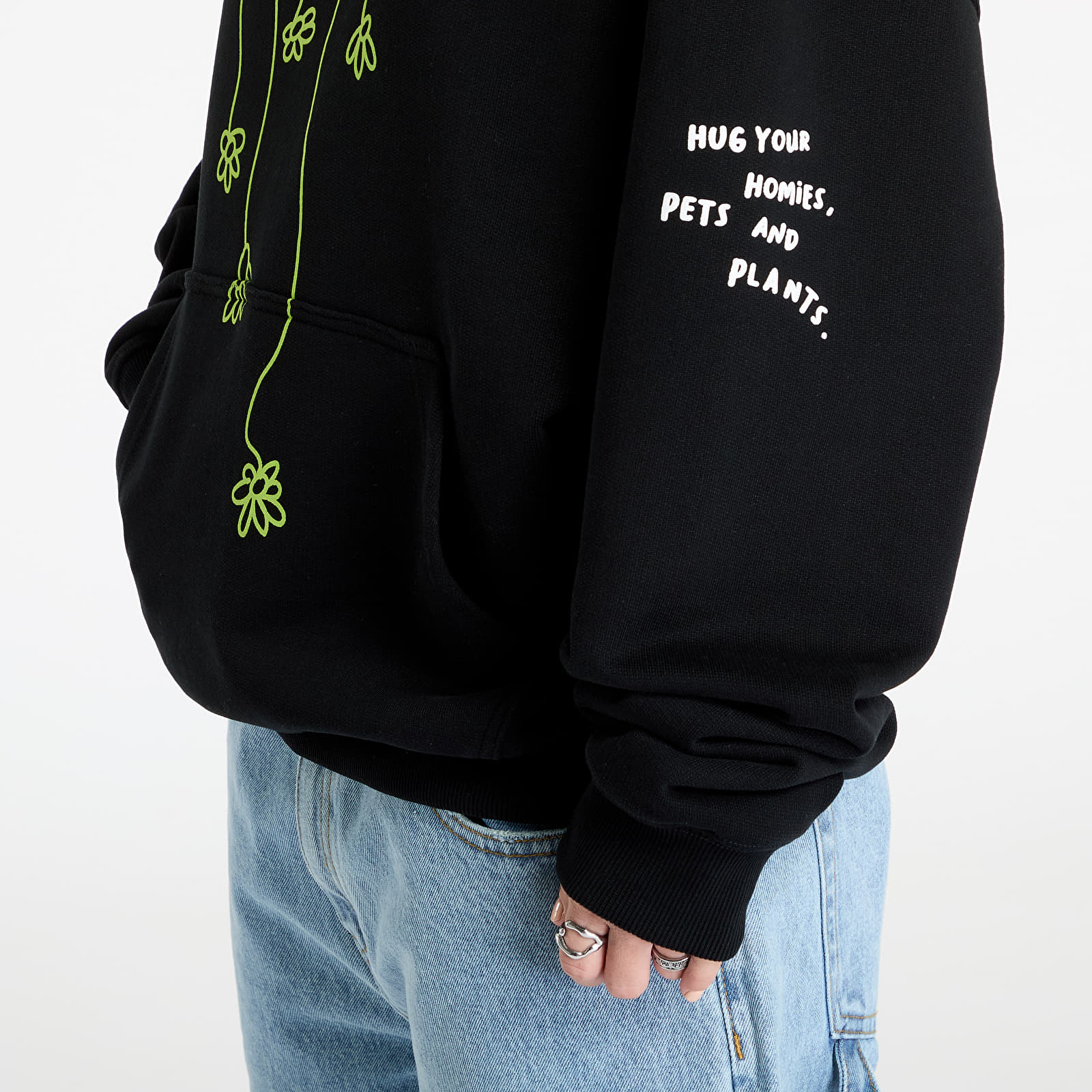 Mikiny FTSHP x Spiritual Gangster Hoodie UNISEX Black