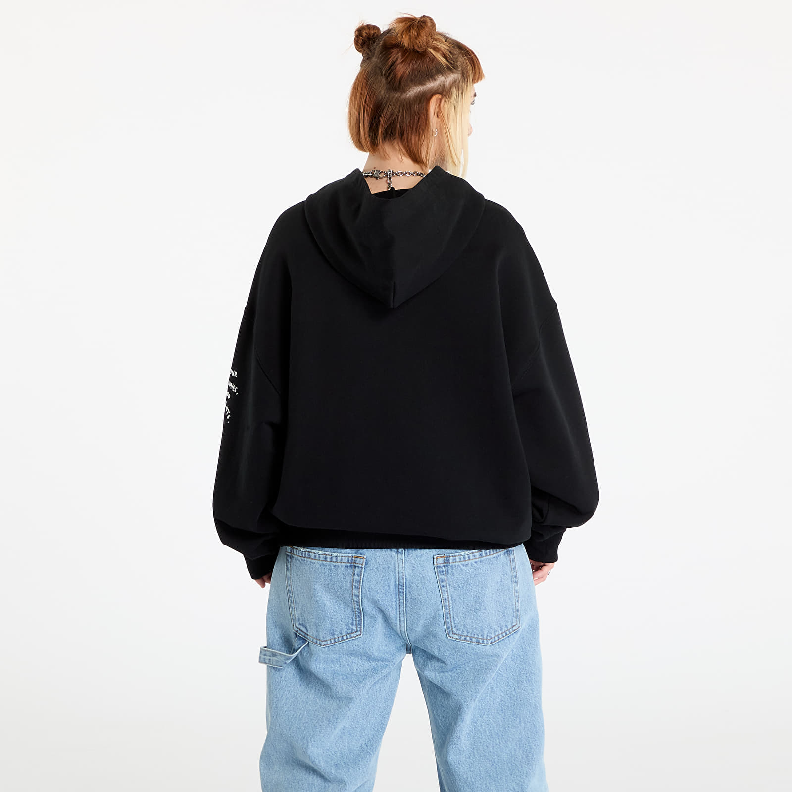 Mikiny FTSHP x Spiritual Gangster Hoodie UNISEX Black