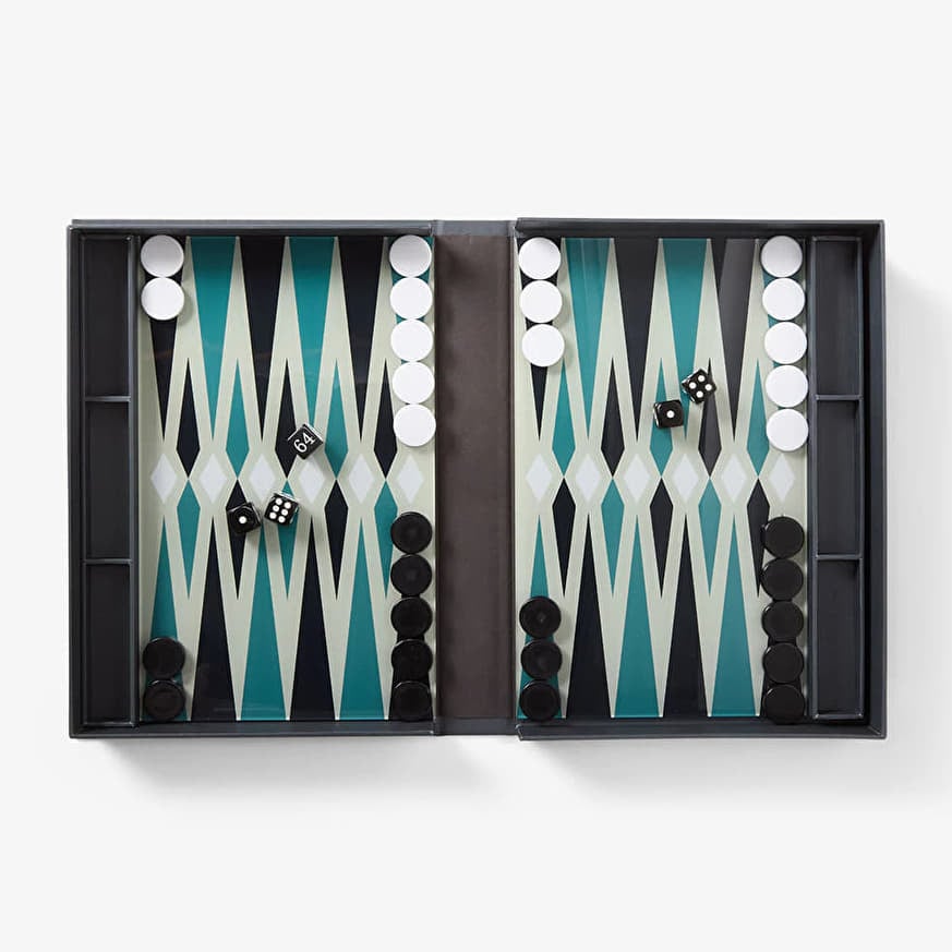 Printworks Classic - Backgammon Grey - 1 | YEO