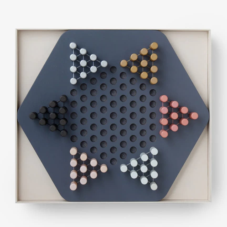 Ostatné doplnky Printworks Classic - Chinese Checkers Beige