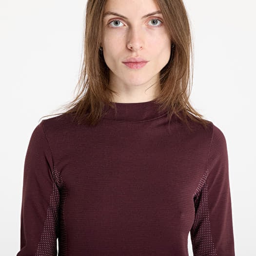 T shirts Nike ACG Delta River Women s Dri FIT ADV Base Layer Long Sleeve Top Burgundy Crush Beyond Pink Footshop