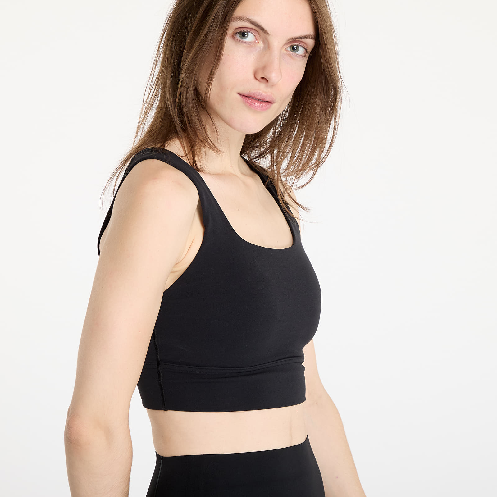 Bras Nike Zenvy Women's Medium-Support Padded Longline Sports Bra Black/ Sail