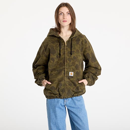 Carhartt WIP Duck Active Jacket UNISEX Camo Duck/ Green/ Office Green Garment Dyed