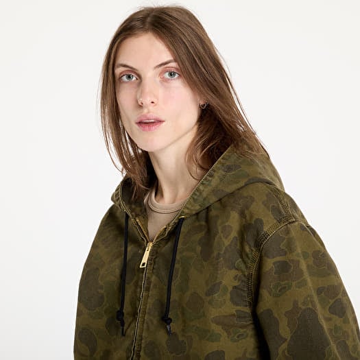 Jackets Carhartt WIP Duck Active Jacket UNISEX Camo Duck Green Office Green Garment Dyed Footshop