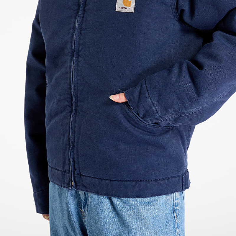 Carhartt WIP OG Detroit Jacket UNISEX Air Force Blue/ Black Aged