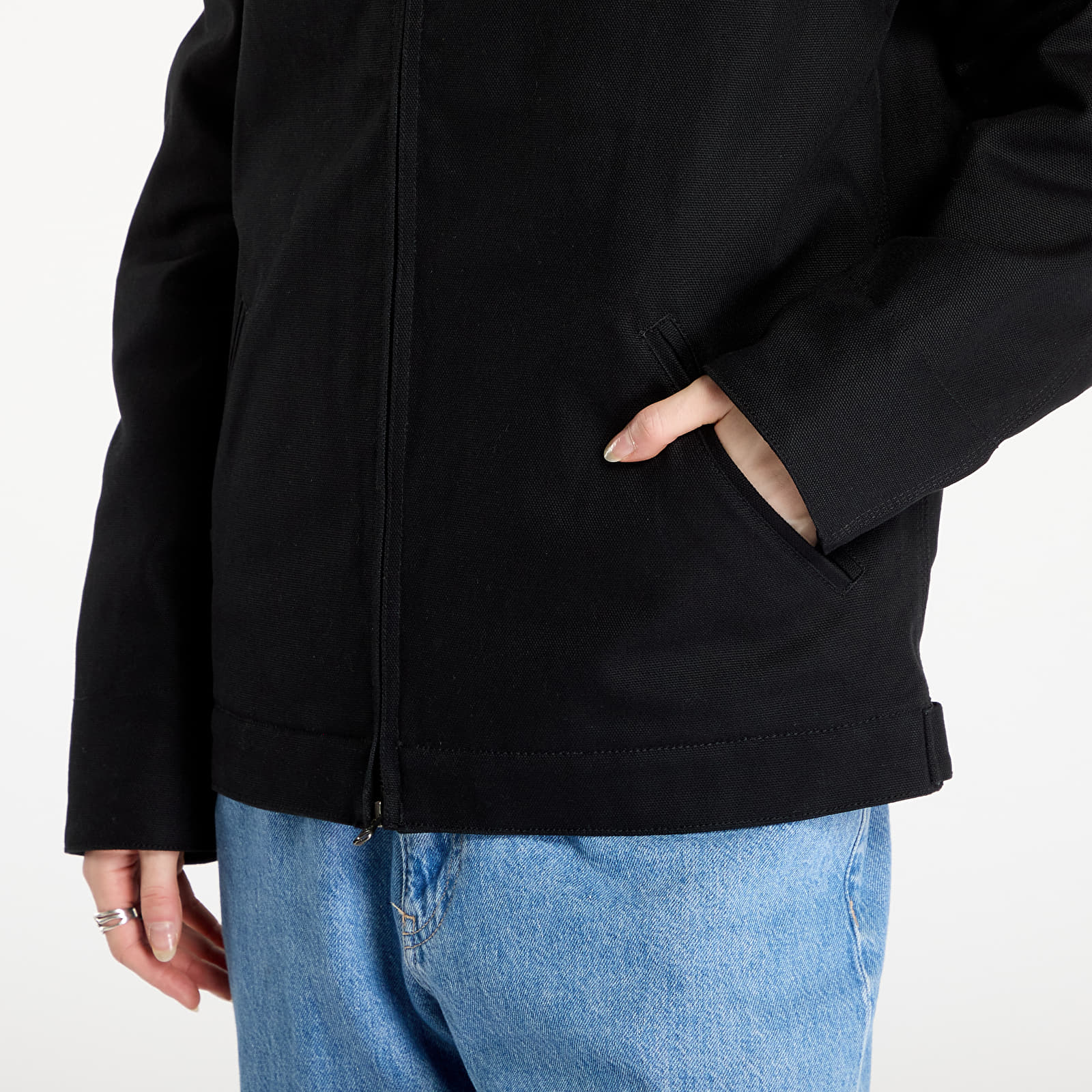 Jakker Carhartt WIP Detroit Jacket UNISEX Black/ Black Rigid