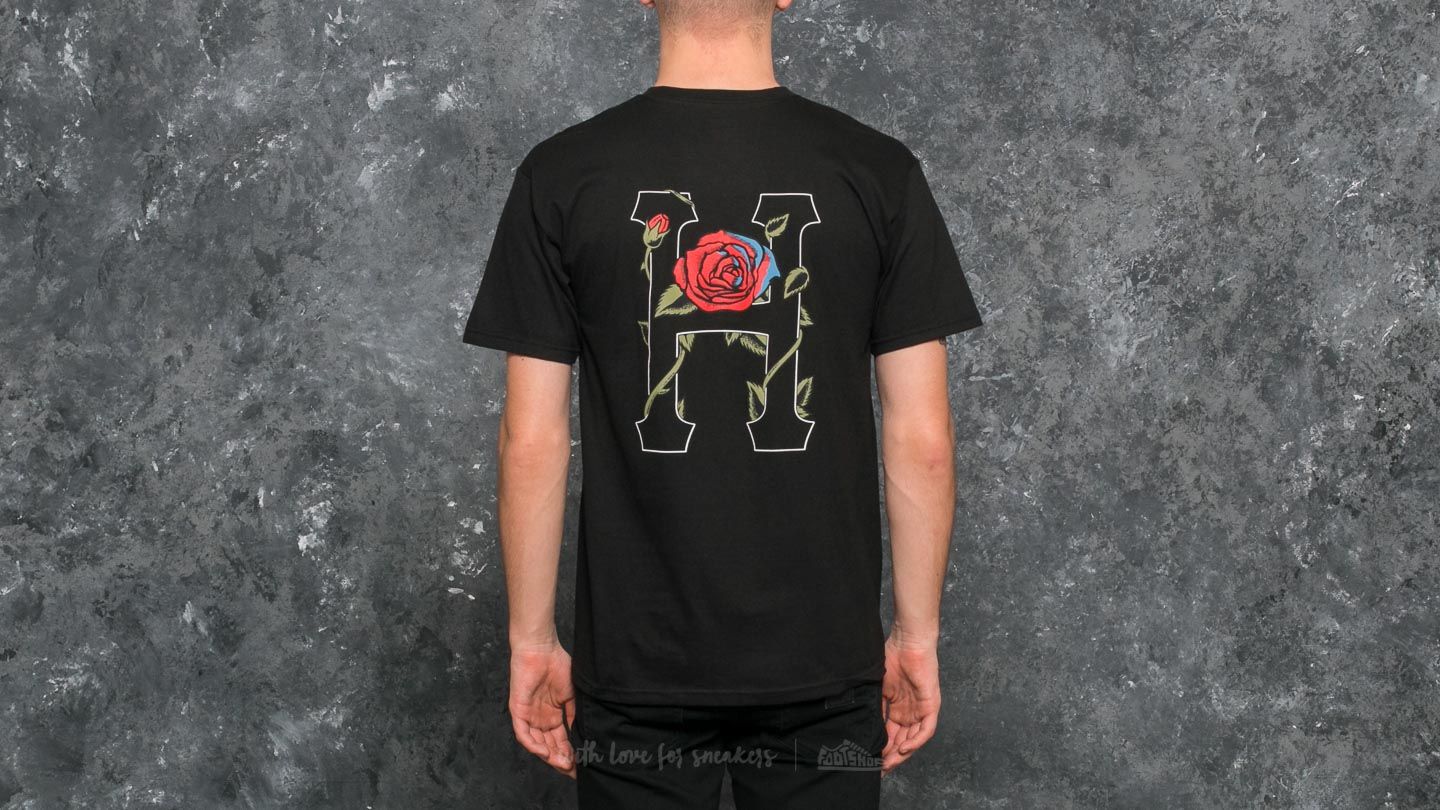 Huf rose t top shirt