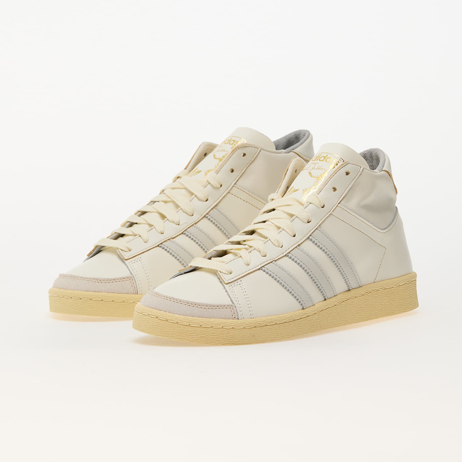 Sko til mænd adidas Jabbar Hi Off White/ Orbit Grey/ Crew White