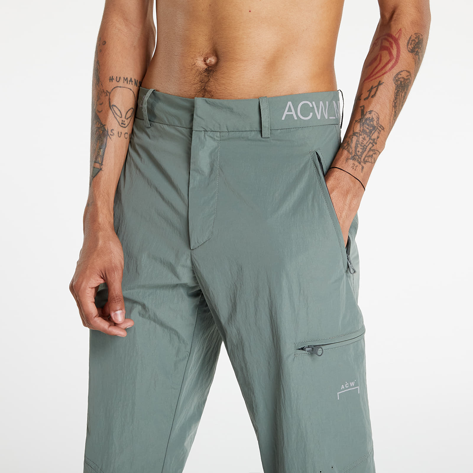 Pants and jeans A-COLD-WALL* Gaussian Pants Military Green