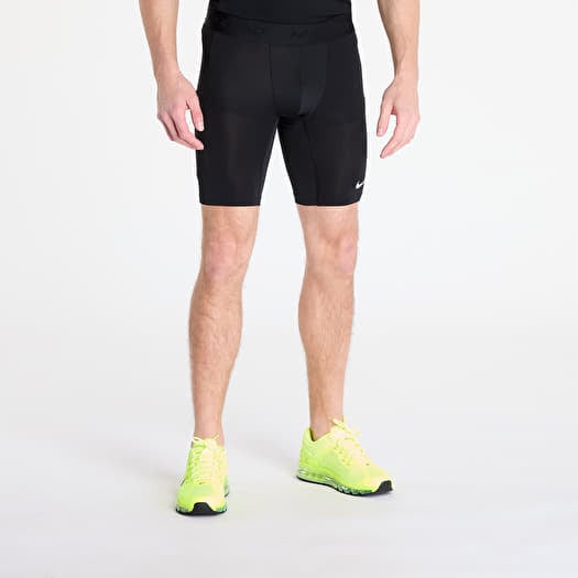 Kratke hlače Nike Pro Men's Dri-FIT Fitness Long Shorts Black/ White