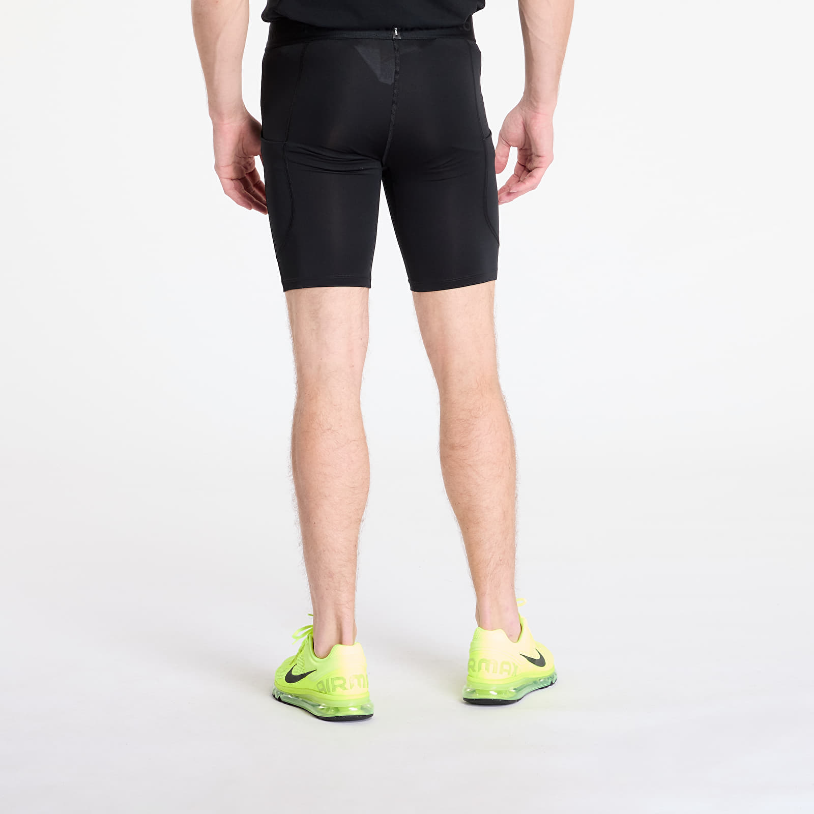 Kraťasy Nike Pro Men's Dri-FIT Fitness Long Shorts Black/ White