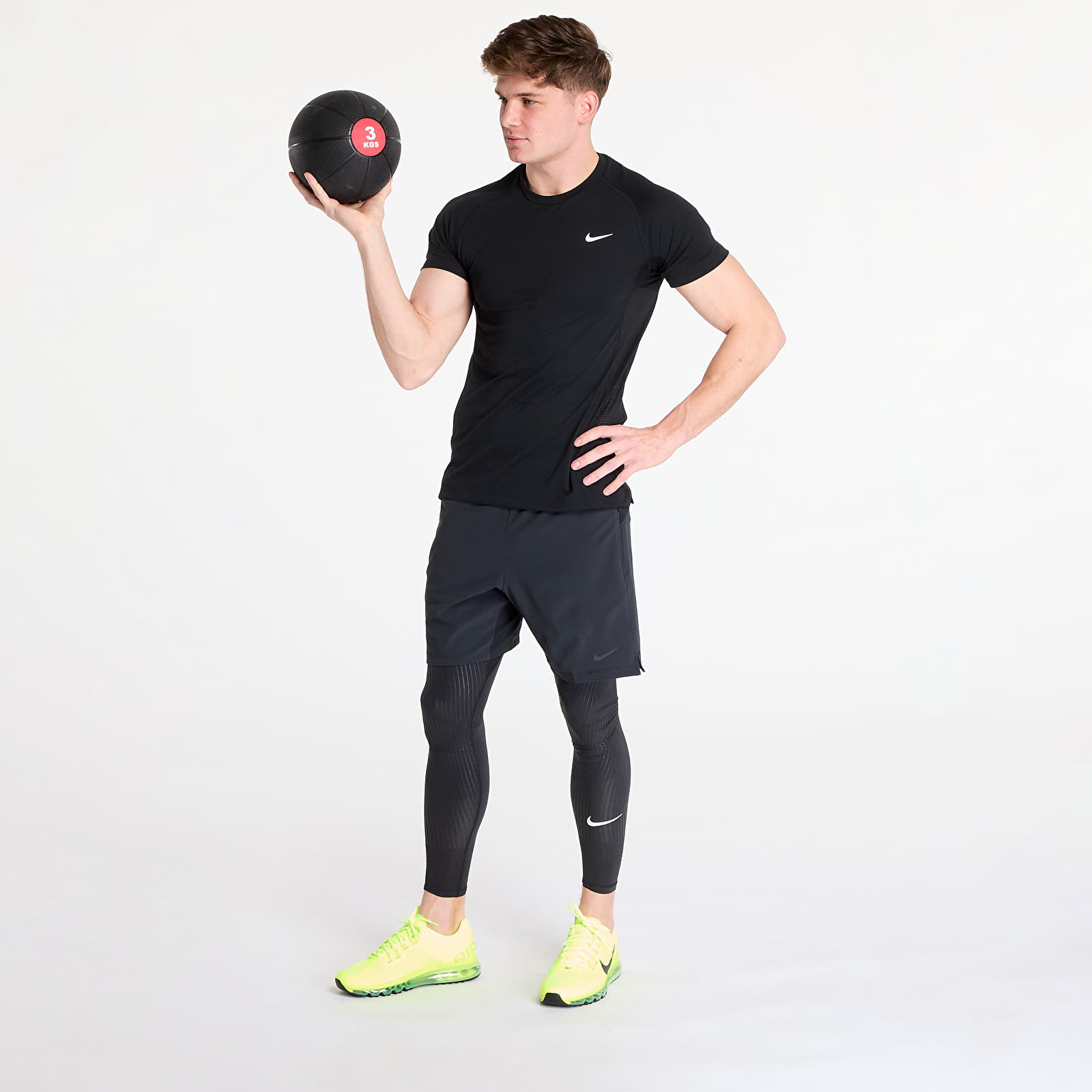 Leggings Nike Pro Recovery Men's Dri-FIT ADV Fitness Tights Black/ White