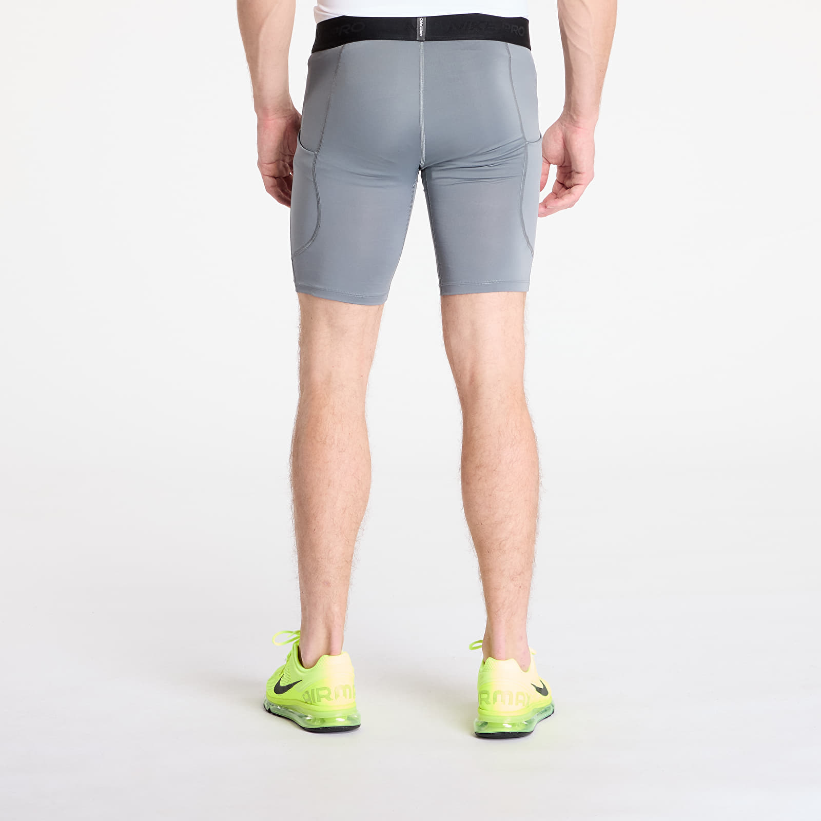 Šorti Nike Pro Men's Dri-FIT Fitness Long Shorts Smoke Grey/ Black