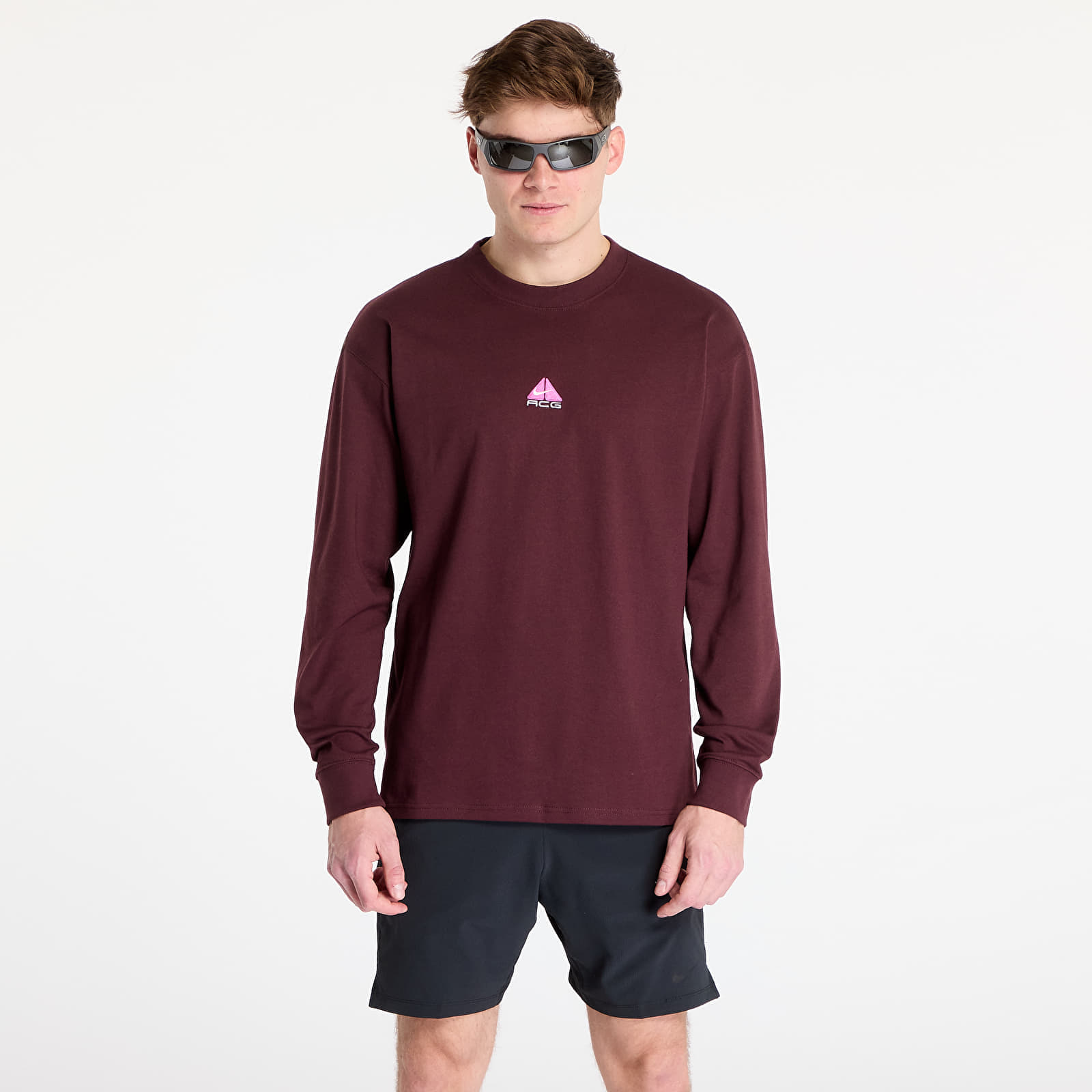 Camiseta Nike ACG "Lungs" Men's Long-Sleeve T-Shirt Burgundy Crush S