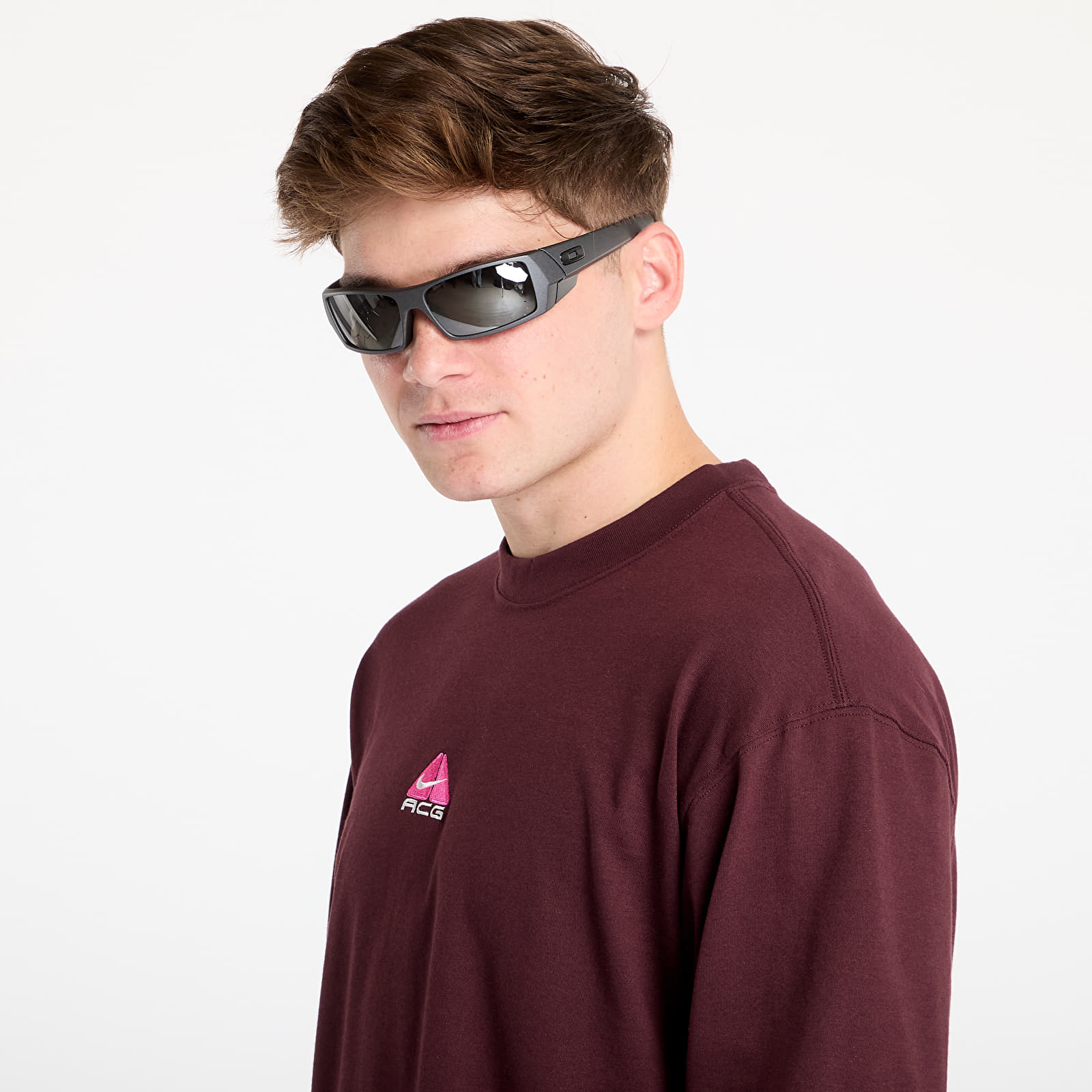 Magliette Nike ACG "Lungs" Men's Long-Sleeve T-Shirt Burgundy Crush