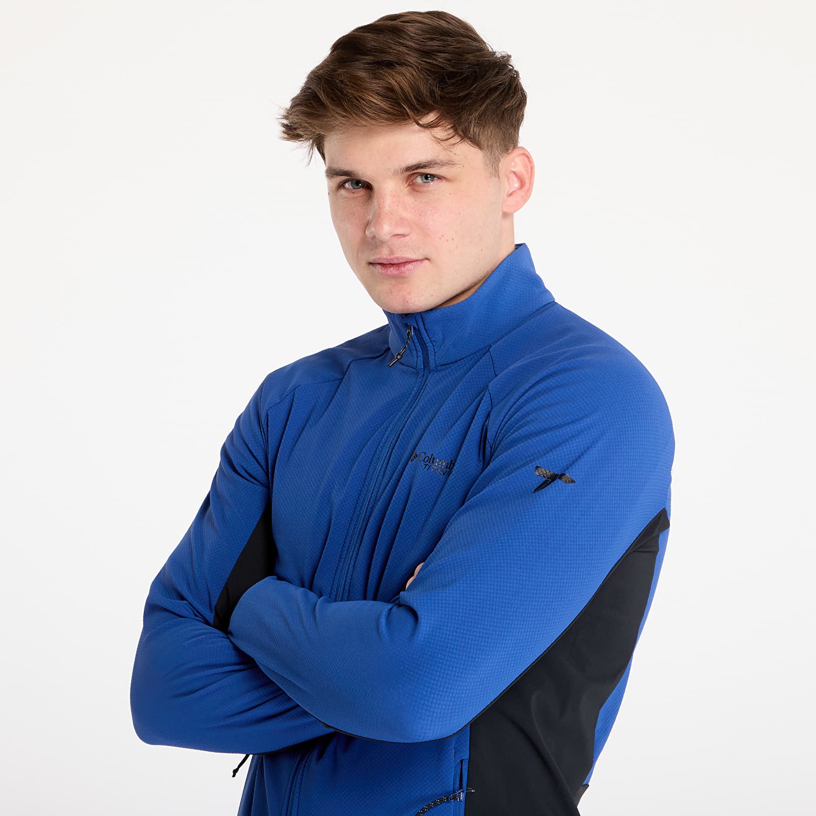 Мъжки суичъри Columbia Spectre Ridge™ Tech Fleece Full-Zip II Mountain Blue