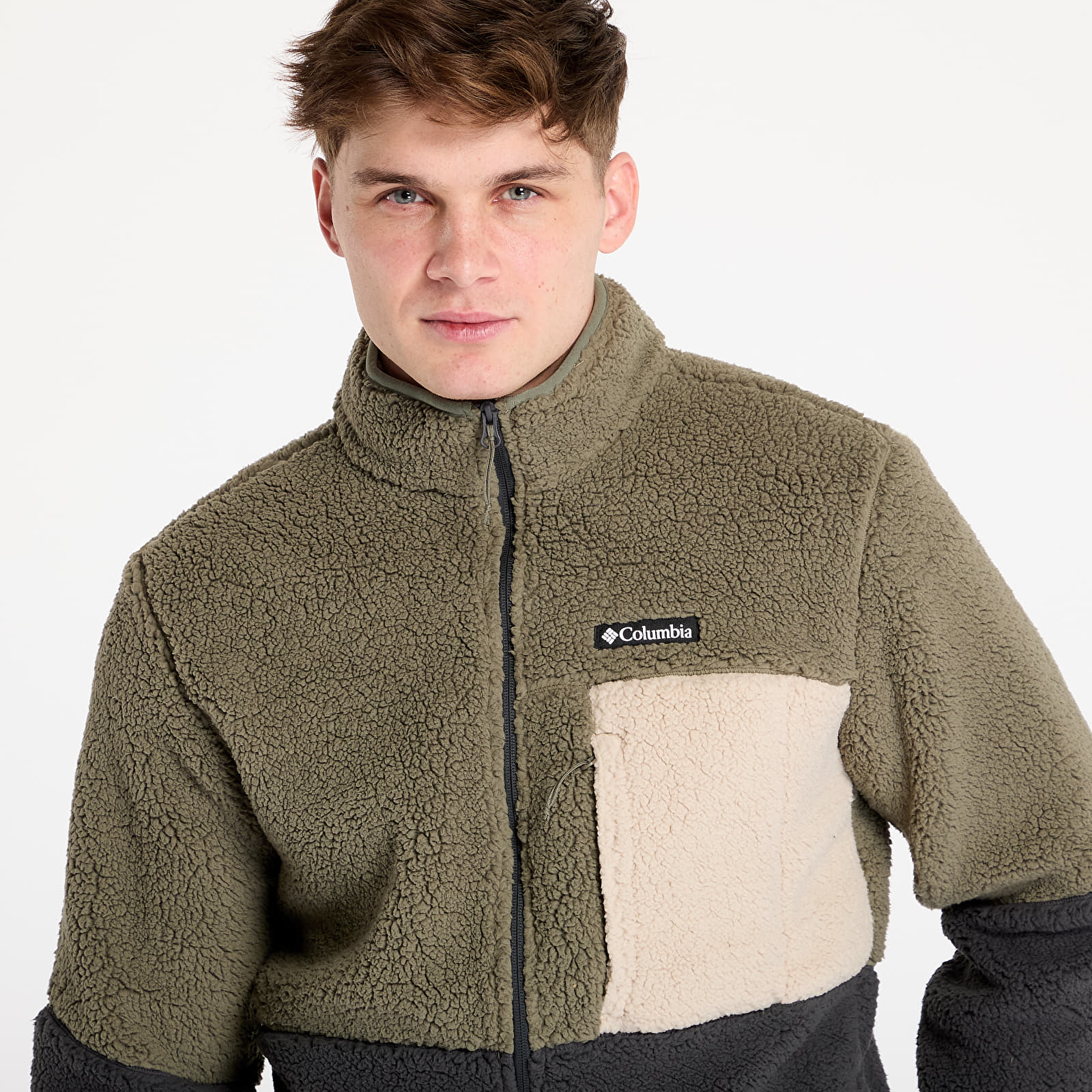 Kapucnis pulóverek és pulcsik Columbia Mountainside™ Heavyweight Fleece Stone Green