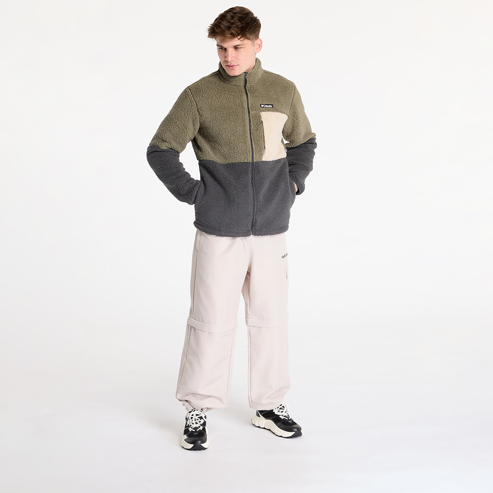 Kapucnis pulóverek és pulcsik Columbia Mountainside™ Heavyweight Fleece Stone Green