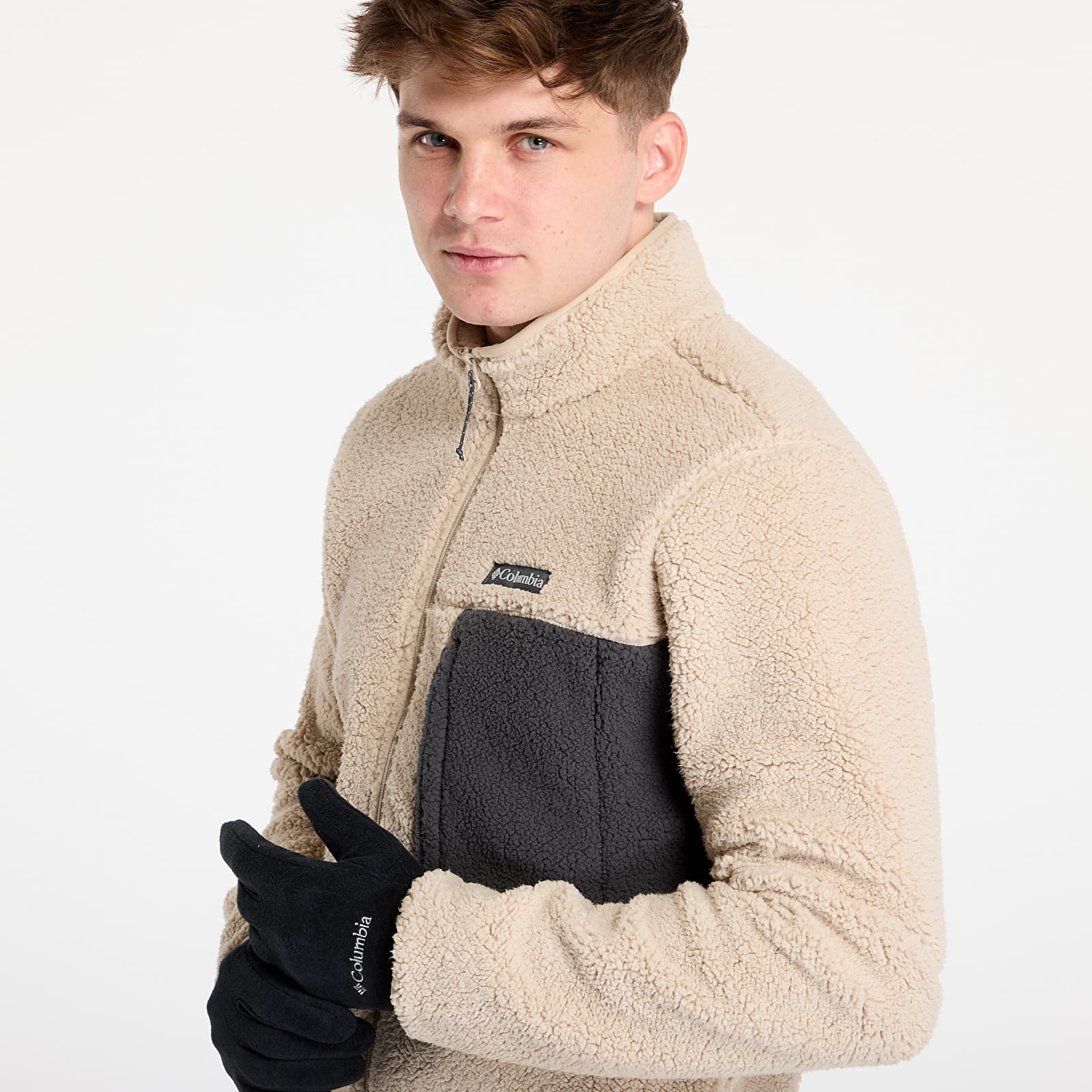 Mikinas ar kapuci un sporta krekli Columbia Mountainside™ Heavyweight Fleece Ancient Fossil
