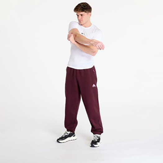 Burgundy sweatpants nike clearance