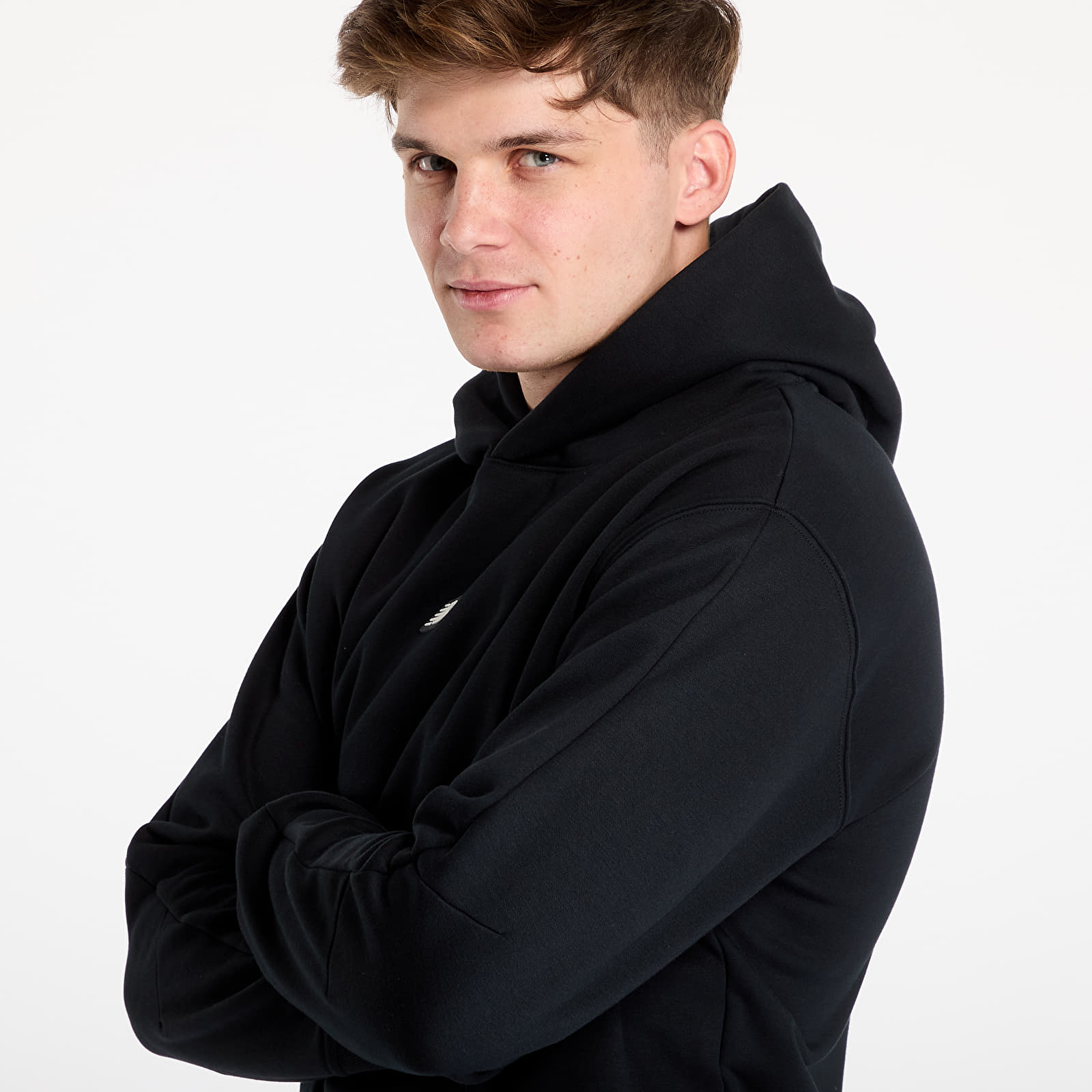 Kapucnis pulóverek és pulcsik New Balance Hoops Uniform Hoodie Black