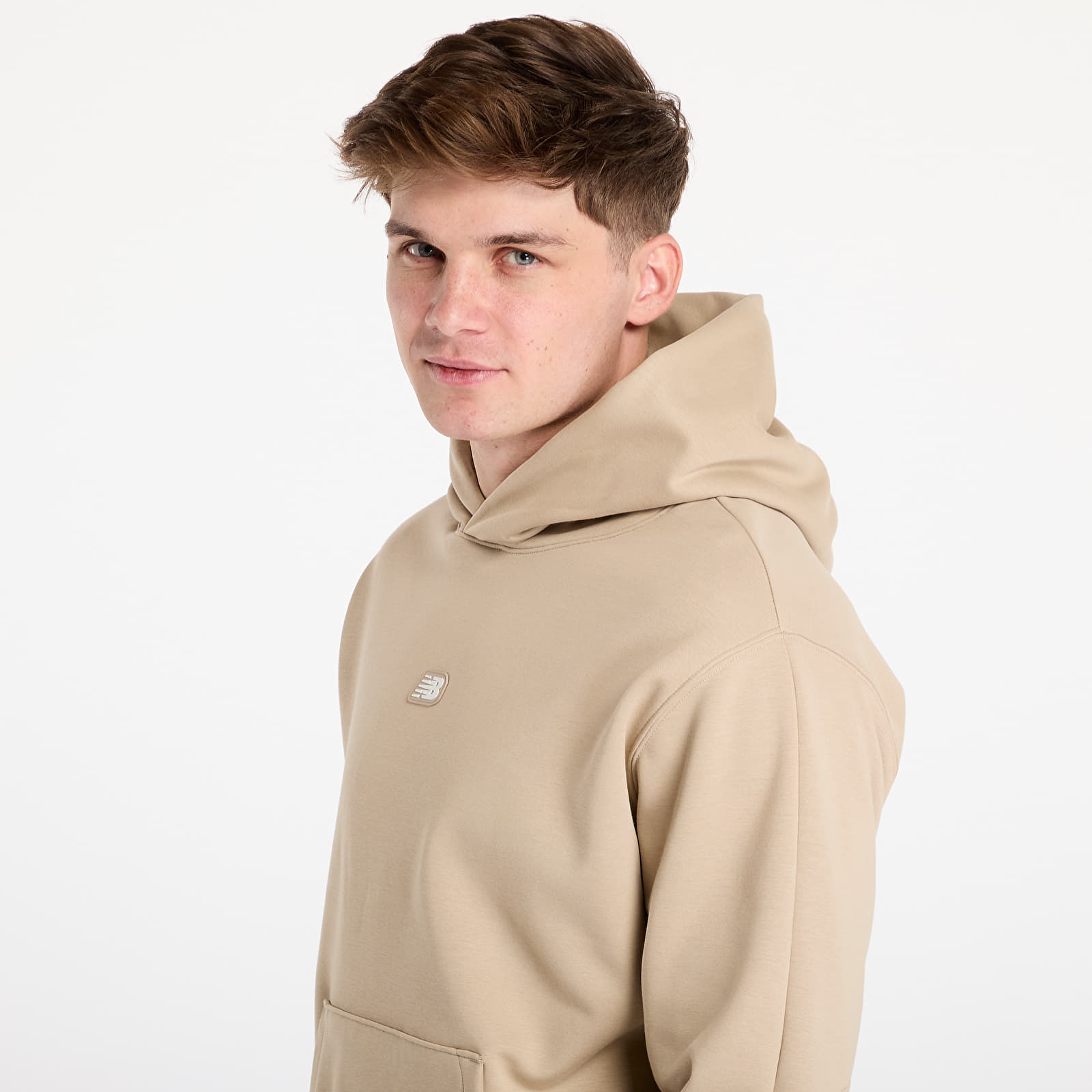 Kapucnis pulóverek és pulcsik New Balance Hoops Uniform Hoodie Stoneware