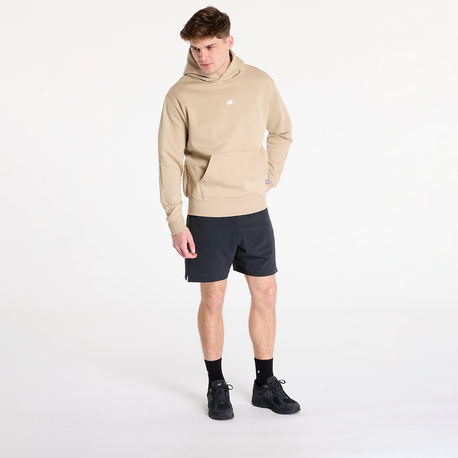 Kapucnis pulóverek és pulcsik New Balance Hoops Uniform Hoodie Stoneware